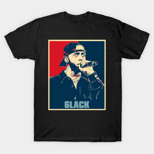 6lack Hip Hop Hope Poster Art T-Shirt by Odd Even